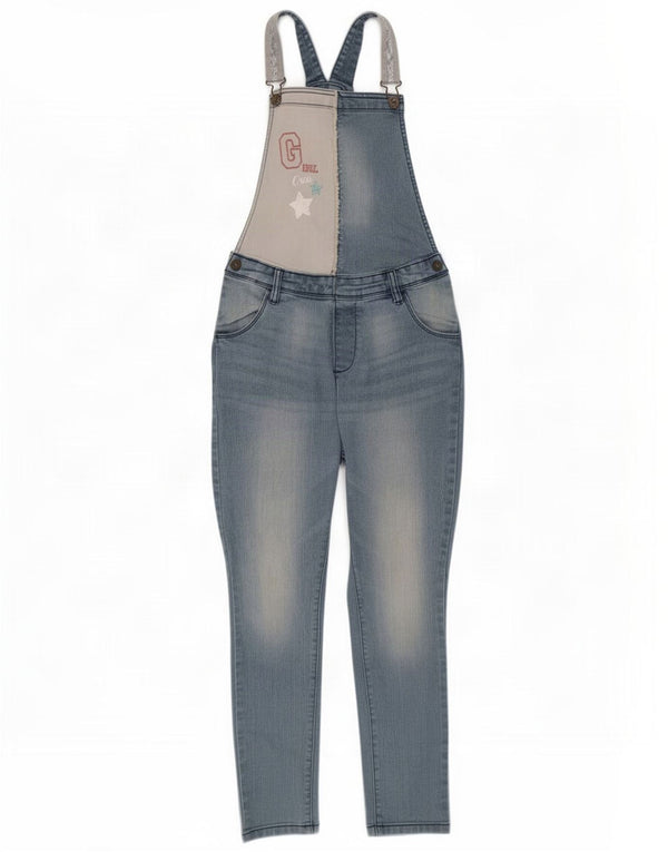 Benetton Jeans Slim Meninas 11-12 Anos 2XL W28 L27 Azul Colourblock