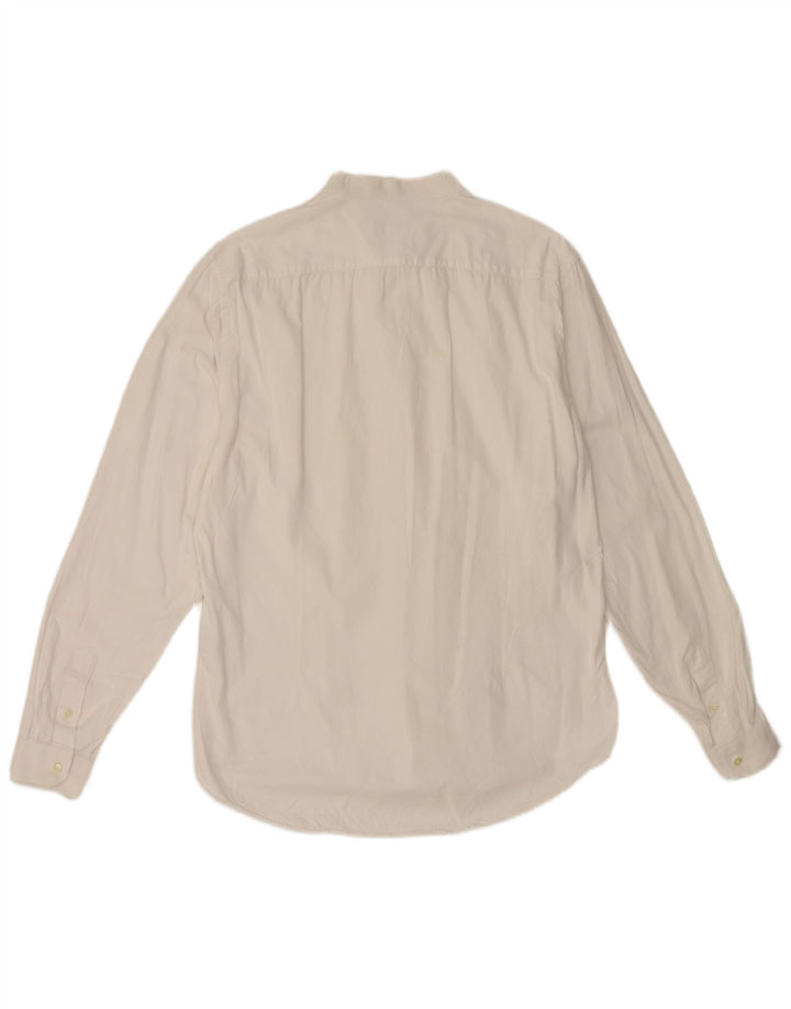 Camisa masculina Zara Slim Fit XL algodão branco
