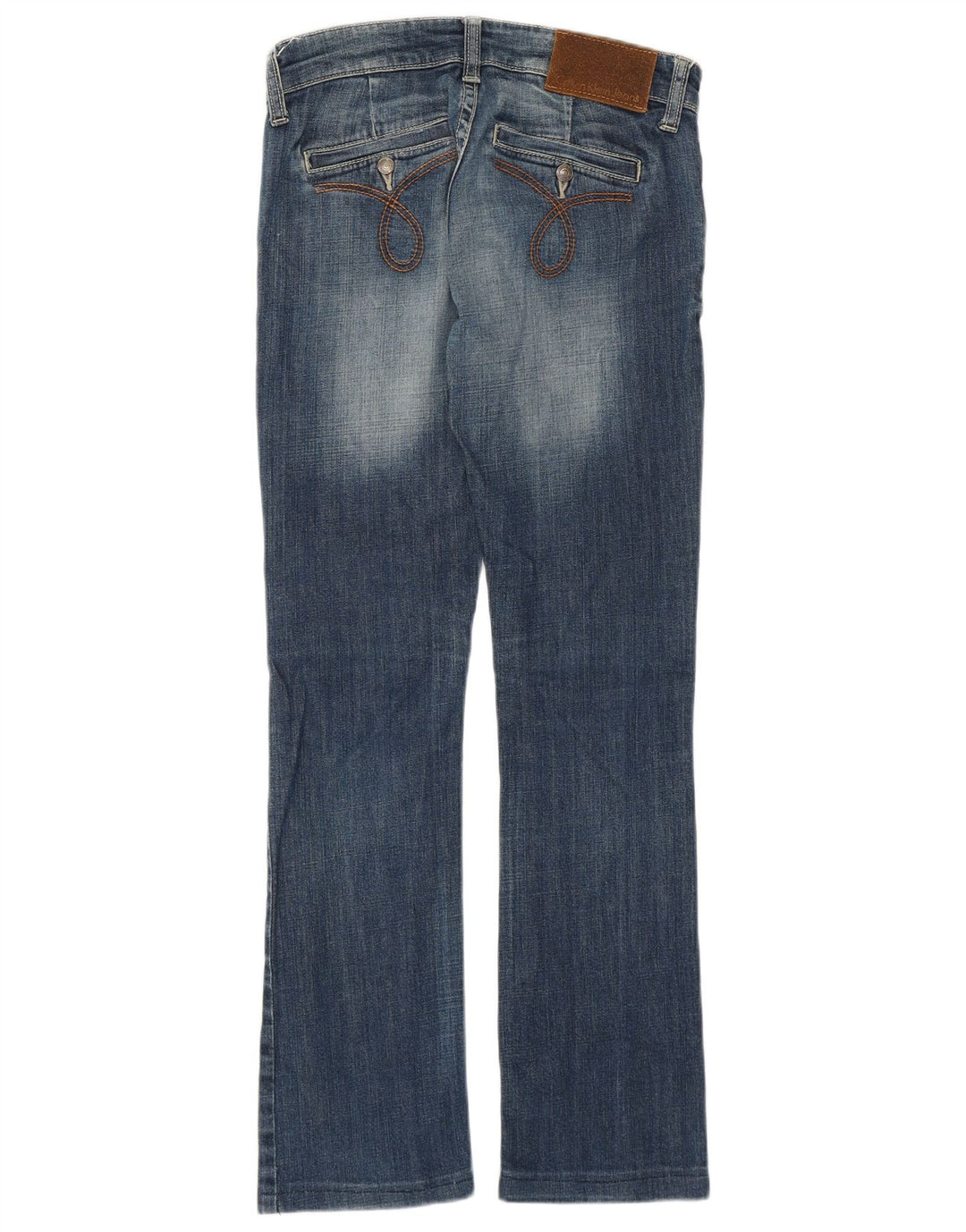 Calça jeans feminina Calvin Klein Bootcut W27 L27 azul algodão