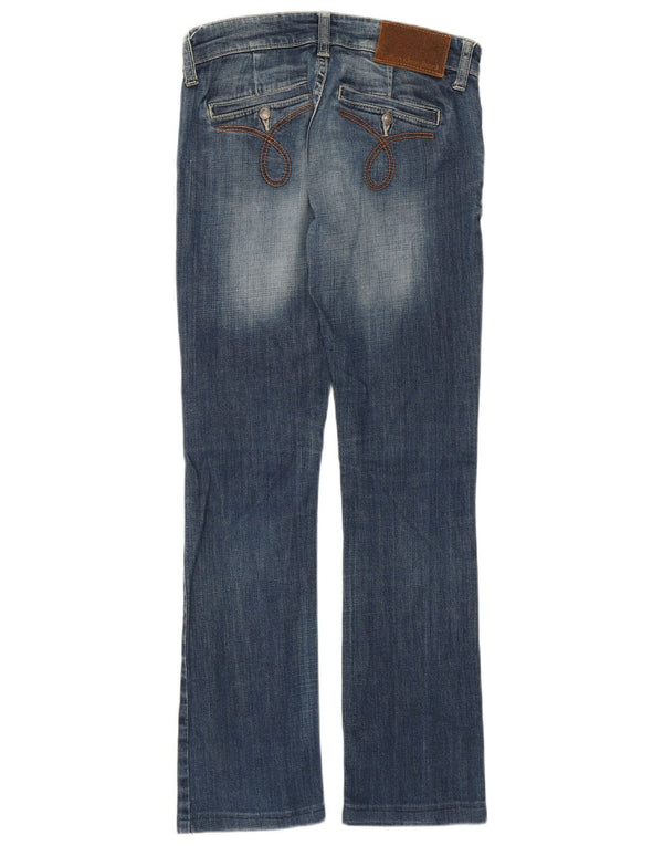 Calça jeans feminina Calvin Klein Bootcut W27 L27 azul algodão