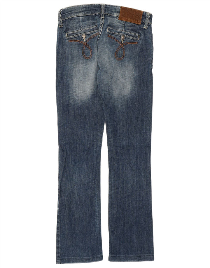 Calça jeans feminina Calvin Klein Bootcut W27 L27 azul algodão