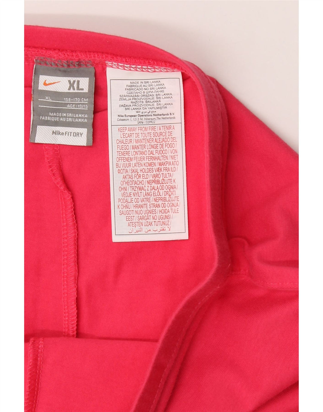 NIKE Girls Skort 13-14 Years XL Pink Cotton Vintage Nike and Second-Hand Nike from Messina Hembry 