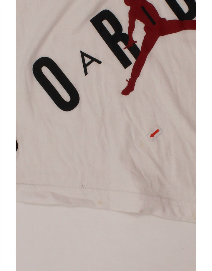 Camiseta JORDAN Meninos Graphic 10-11 Anos Médio Branco