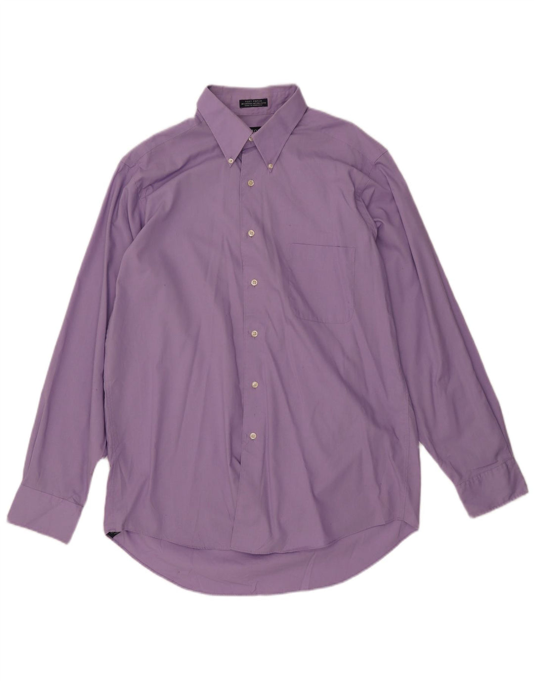 Camisa masculina IZOD tamanho 16 grande algodão roxo