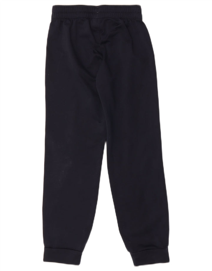 Adidas meninos calças de treino joggers 8-9 anos azul marinho poliéster