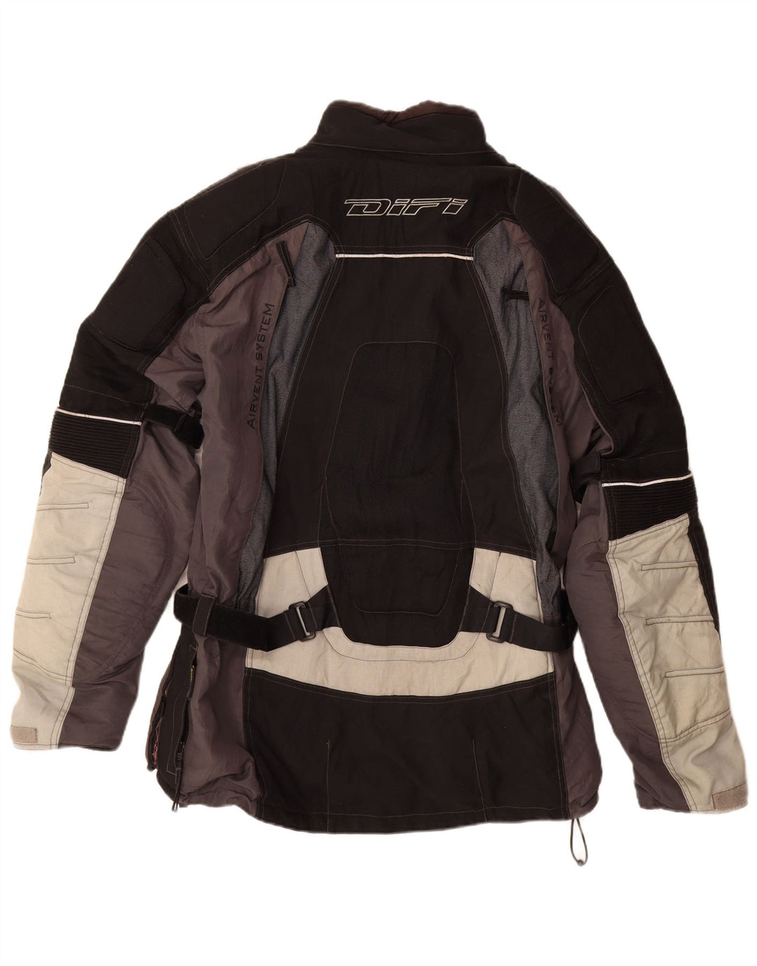 Jaqueta masculina Difi Graphic Racer UK 44 2XL preta colorblock poliamida