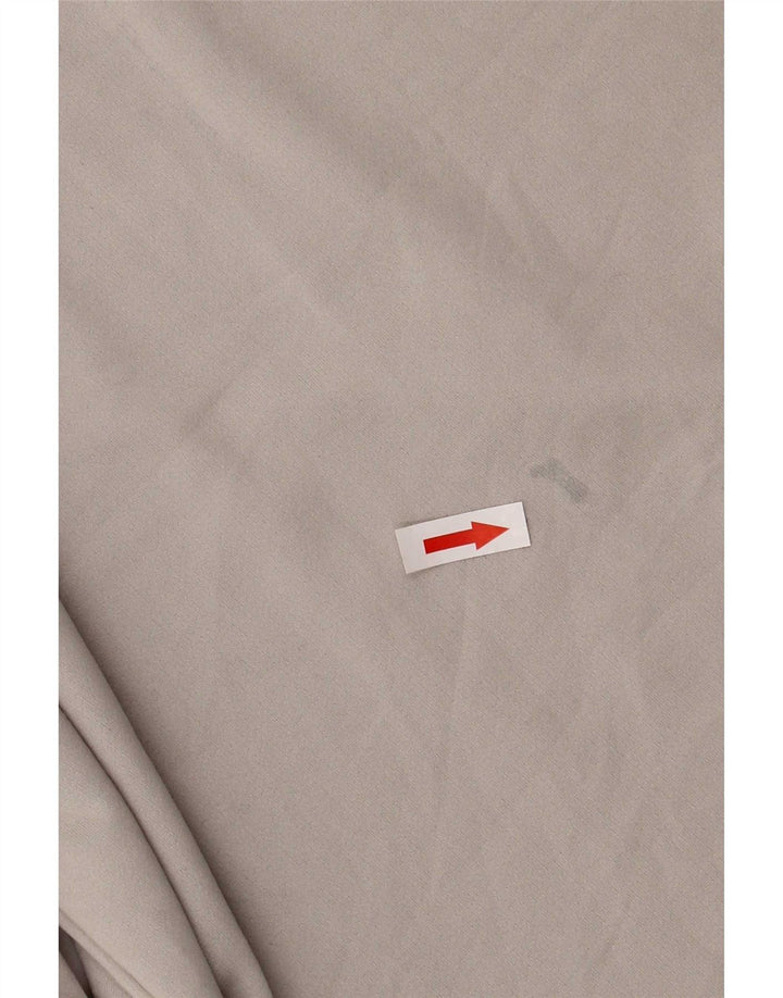 Top feminino Nike manga comprida UK 16 grande cinza