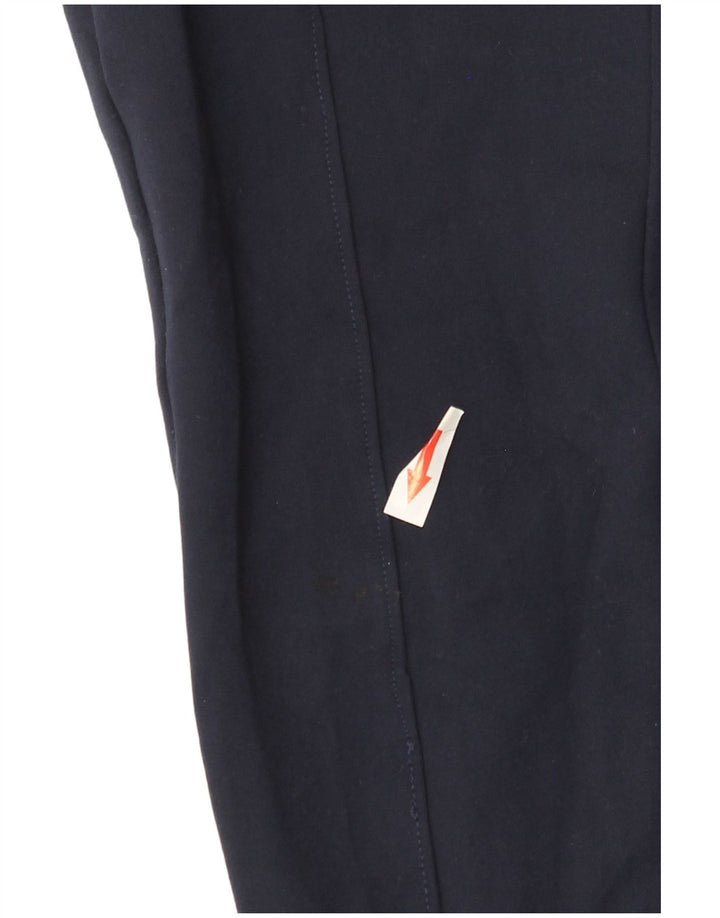 Leggings femininas Marks & Spencer Reino Unido 8 pequenas viscose azul marinho