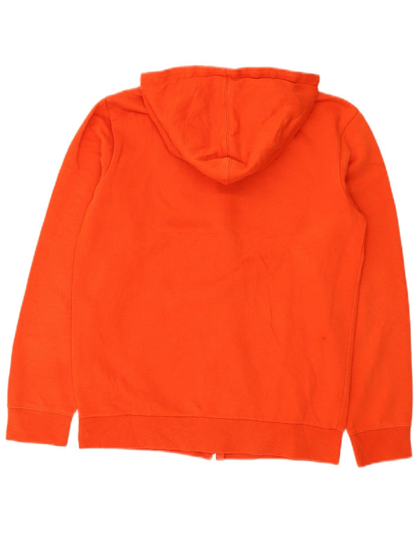 Suéter com capuz e zíper gráfico Champion Boys 13-14 anos XL laranja algodão