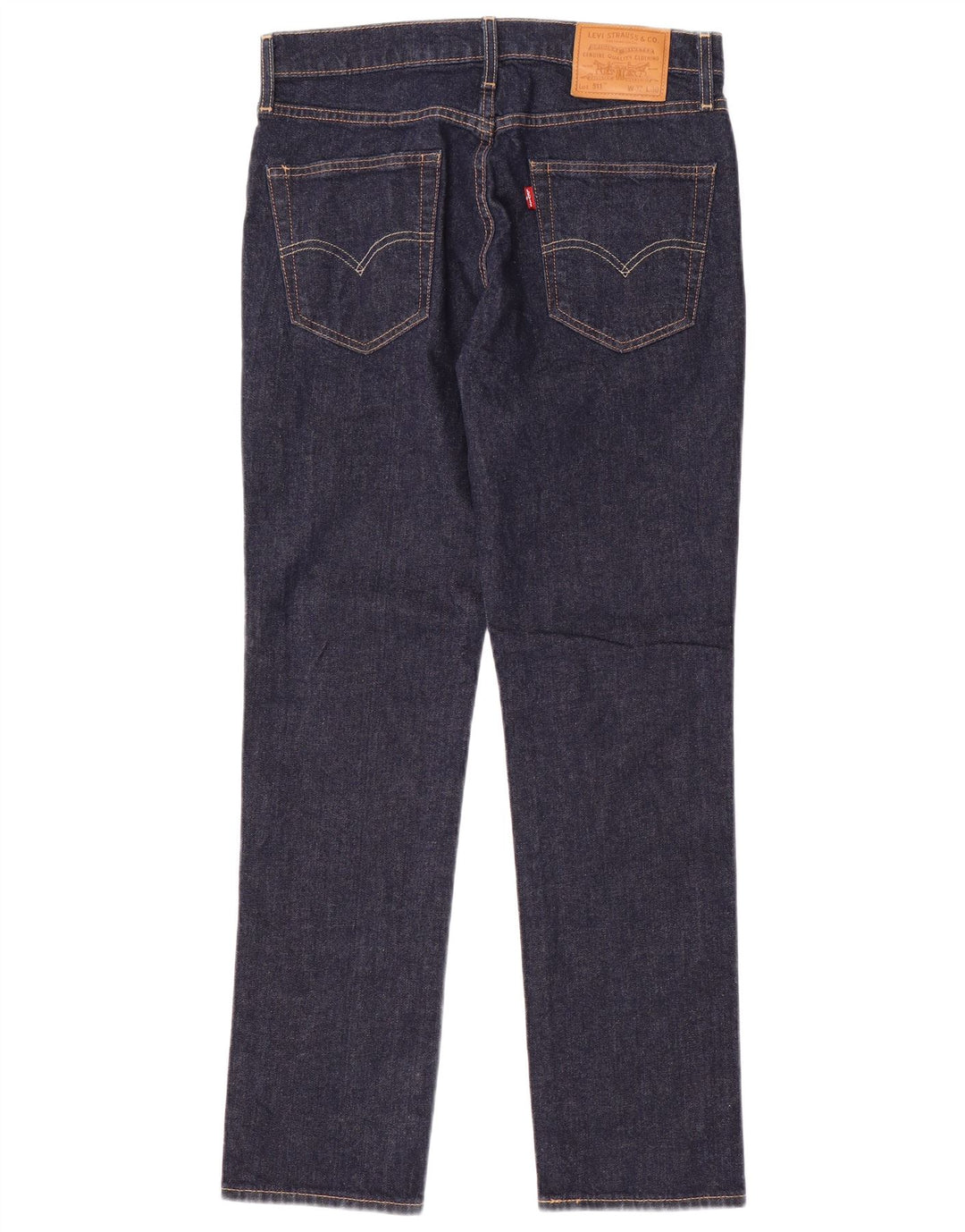 Levi's Masculino 511 Slim Jeans W32 L30 Azul Marinho Algodão