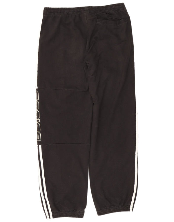 Adidas Mens Graphic Tracksuit Calças Joggers Médio Preto Algodão Esportes