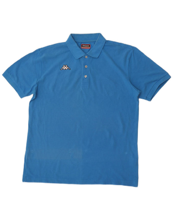 Camisa polo masculina Kappa 2XL algodão azul