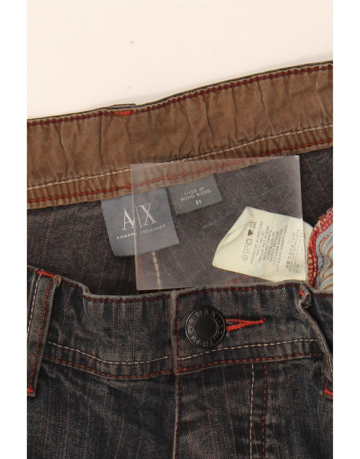 ARMANI EXCHANGE Calça jeans reta masculina W31 L32 algodão azul