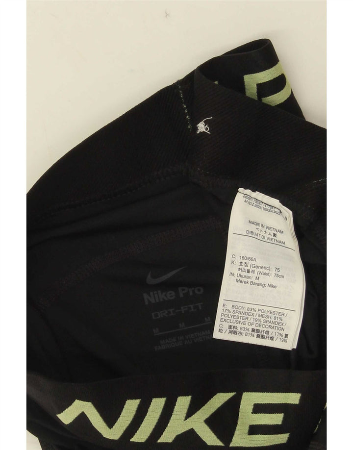 Leggings Nike Dri Fit Graphic UK 12 Médio Preto Poliéster