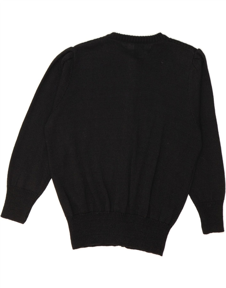 CANDA Womens Cardigan Sweater IT 46 Large Black Acrylic Vintage Canda and Second-Hand Canda from Messina Hembry 