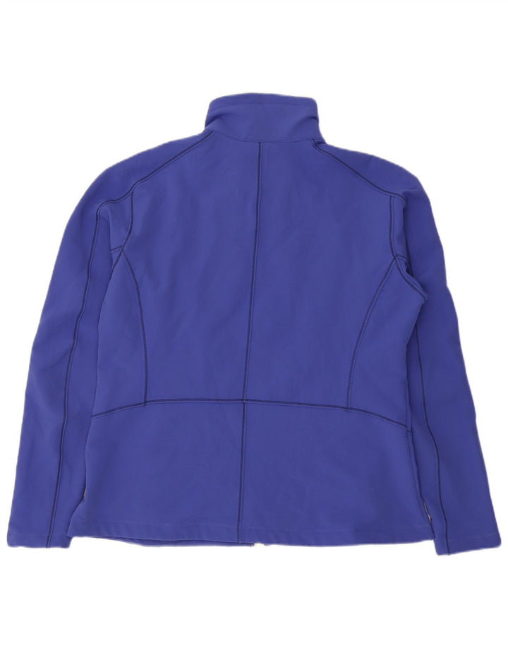 Jaqueta Columbia Feminina Treino UK 18 XL Azul Poliéster