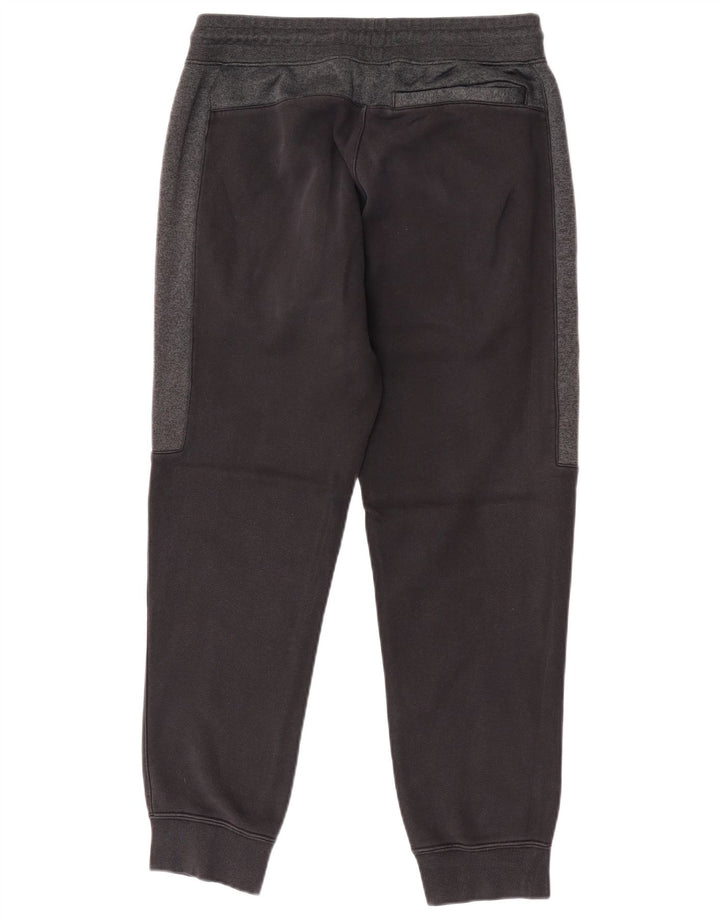 Calça de treino masculina Nike joggers médio preto colorblock algodão