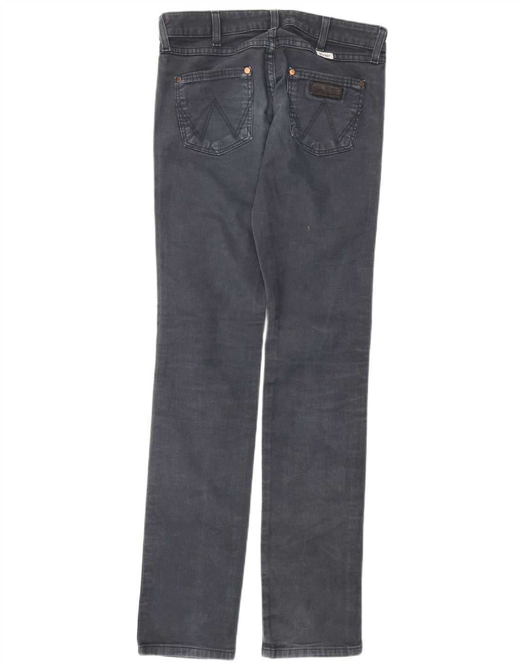 Calça jeans feminina WRANGLER Lia Slim W27 L34 algodão cinza