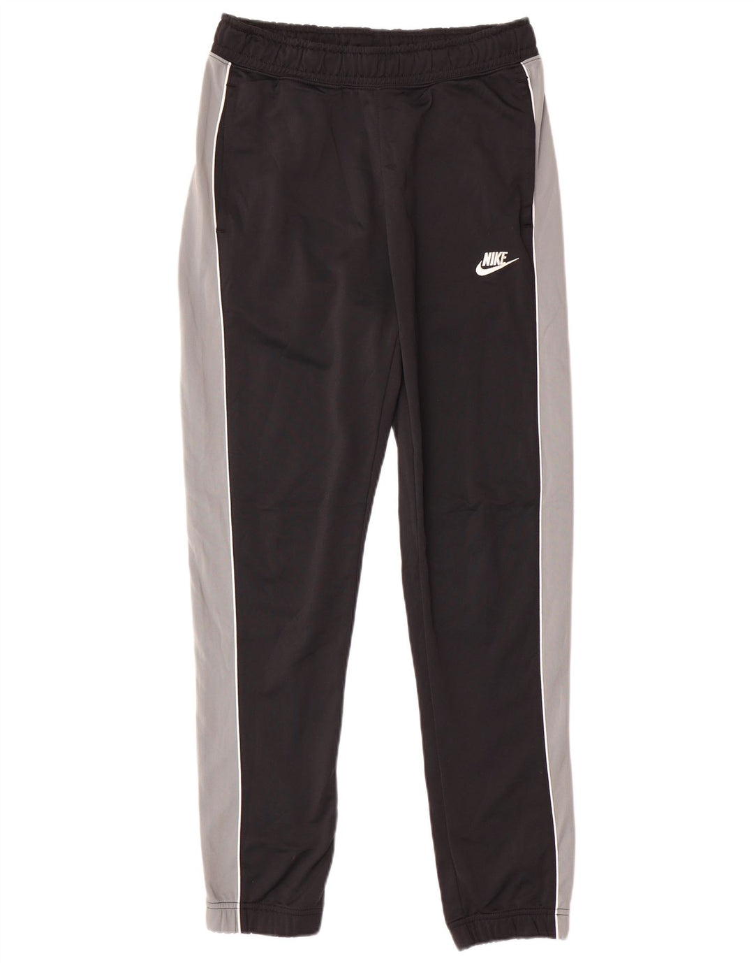 Calça de treino masculina NIKE Joggers pequeno preto colorblock poliéster