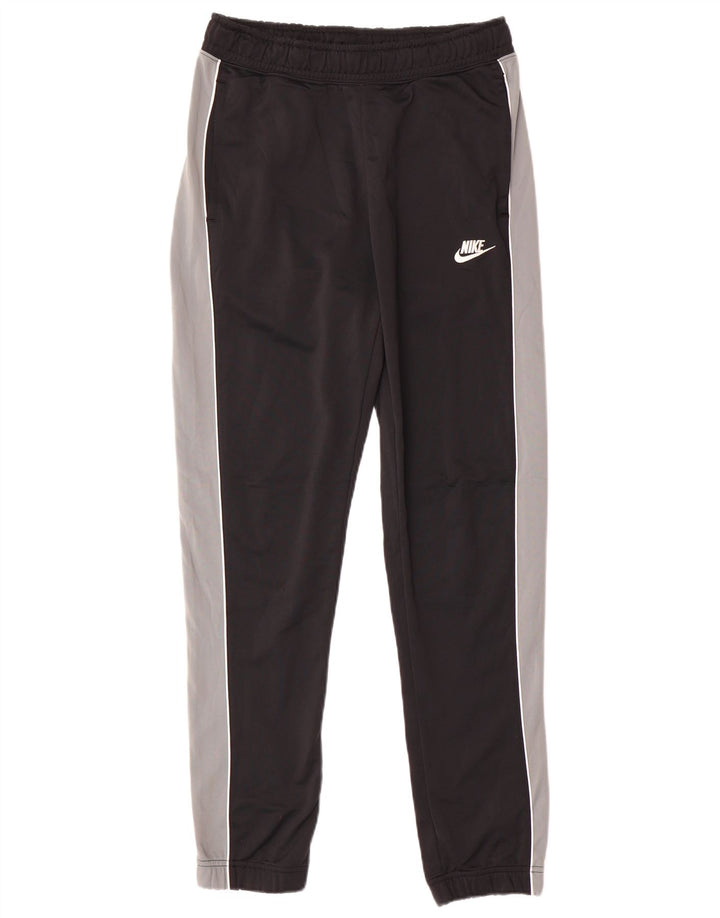 Calça de treino masculina NIKE Joggers pequeno preto colorblock poliéster