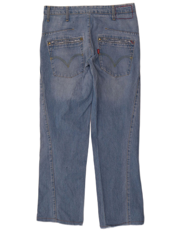 Jeans retos femininos Levi's W31 L30 azul