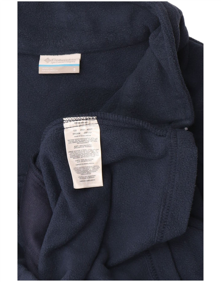 Columbia Mens Fleece Gilet UK 36 Pequeno Poliéster Azul Marinho