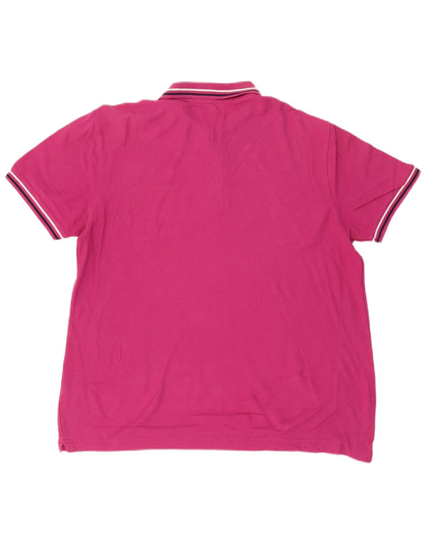 Camisa polo masculina LOTTO XL algodão rosa