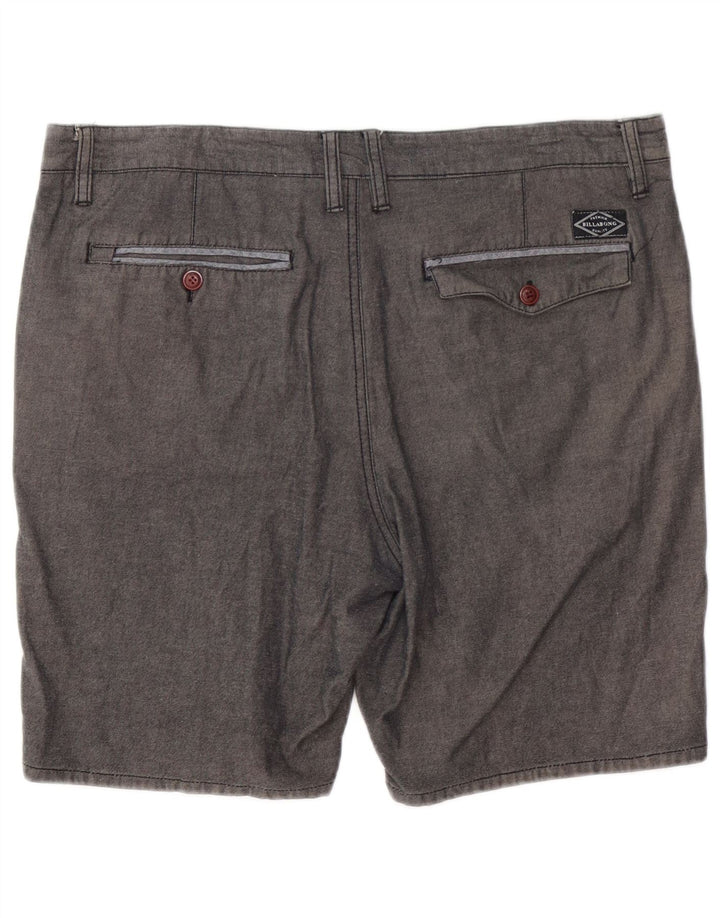 Billabong Mens Chino Shorts W36 Grande Algodão Cinza