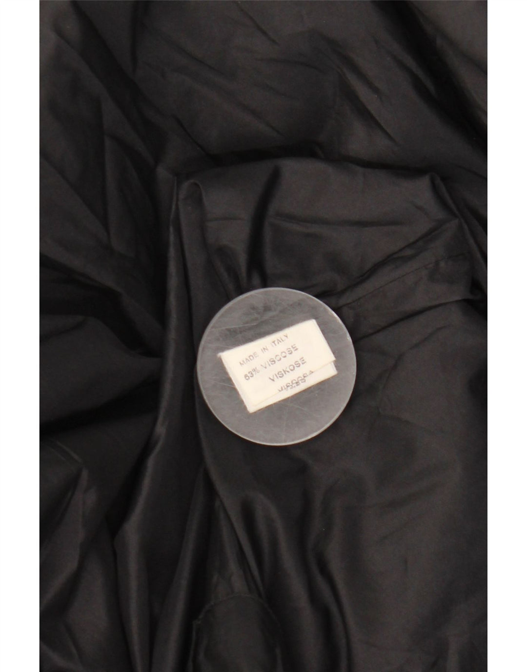 Vestido feminino assimétrico de manga comprida Pancaldi & B Reino Unido 12 médio preto