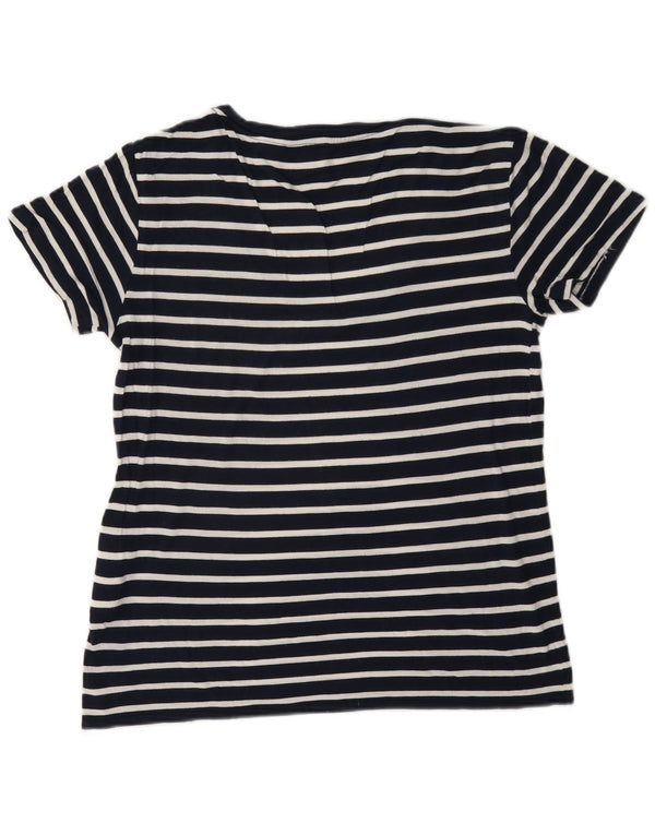 Camiseta feminina oversized Levi's UK 6 XS azul marinho listrado