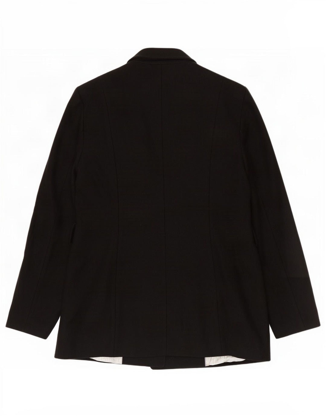 Jaqueta blazer feminina de 1 botão Ted Baker tamanho 4 grande lã preta