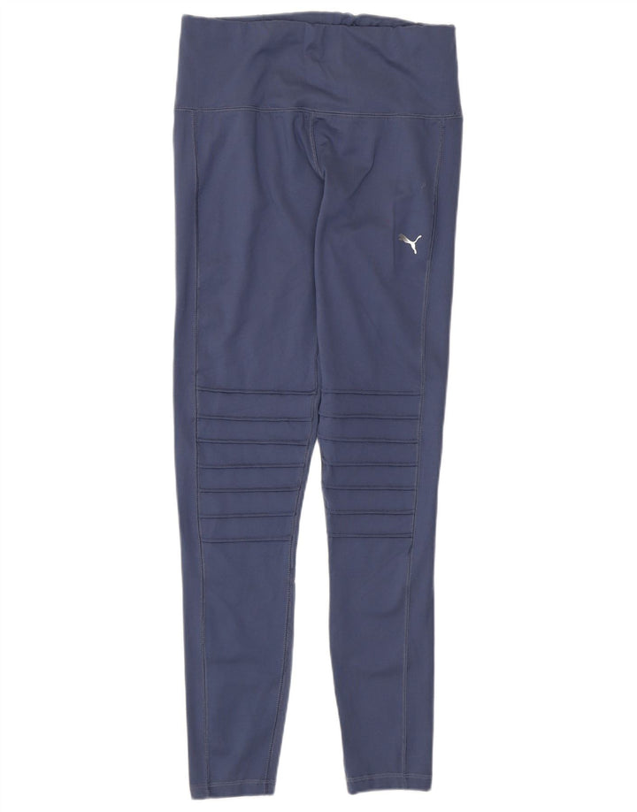 Leggings Puma Mulher UK 12 Azul Médio