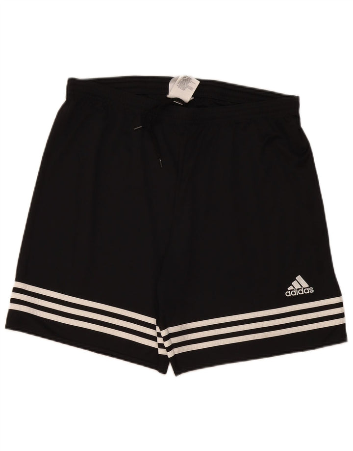 Adidas Mens Climalite Sport Shorts Grande Poliéster Preto