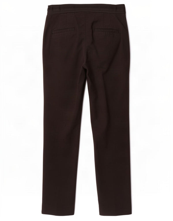 Calça Chino reta feminina Zara grande W30 L28 algodão preto
