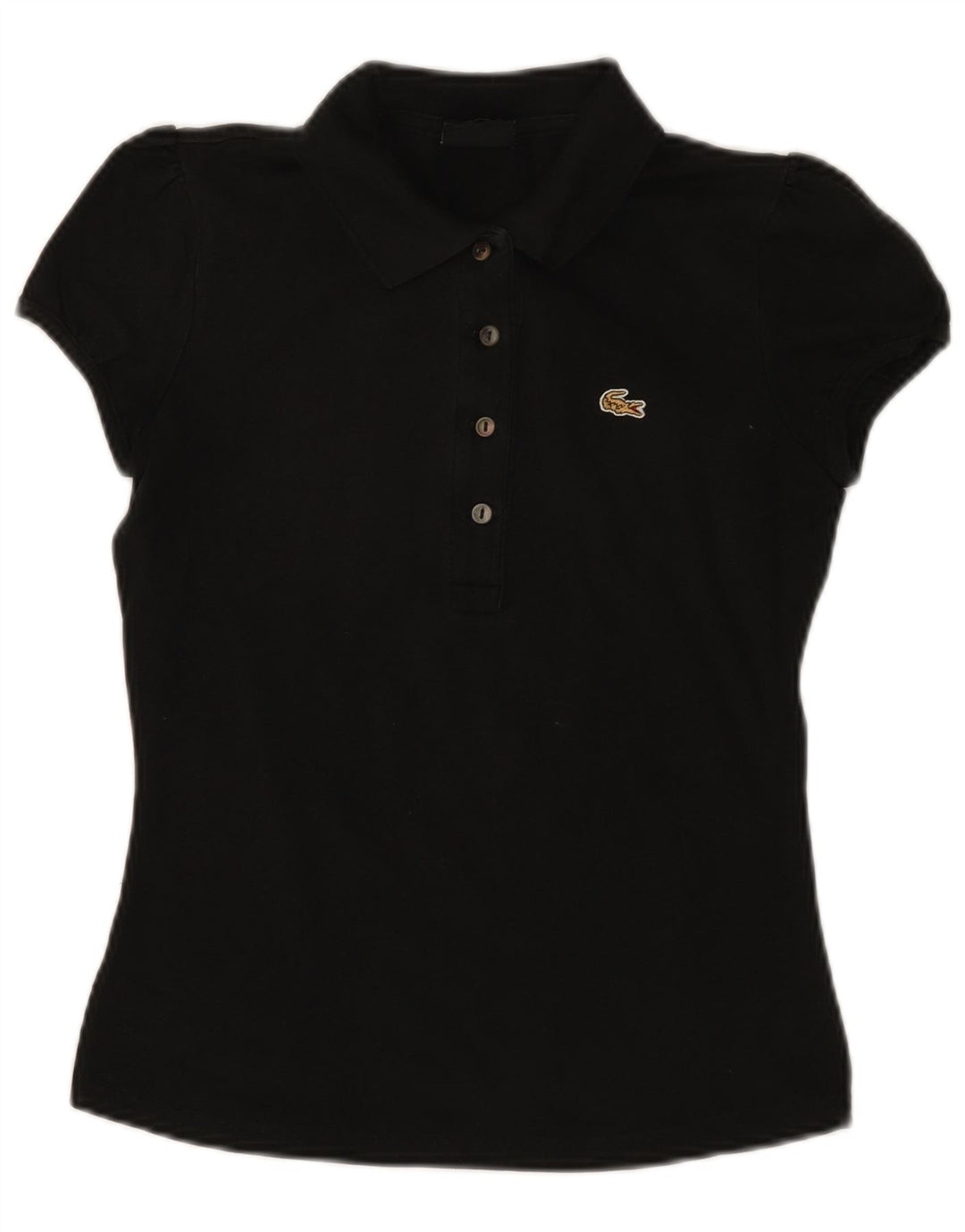 Camisa polo feminina LACOSTE tamanho 38 médio preto