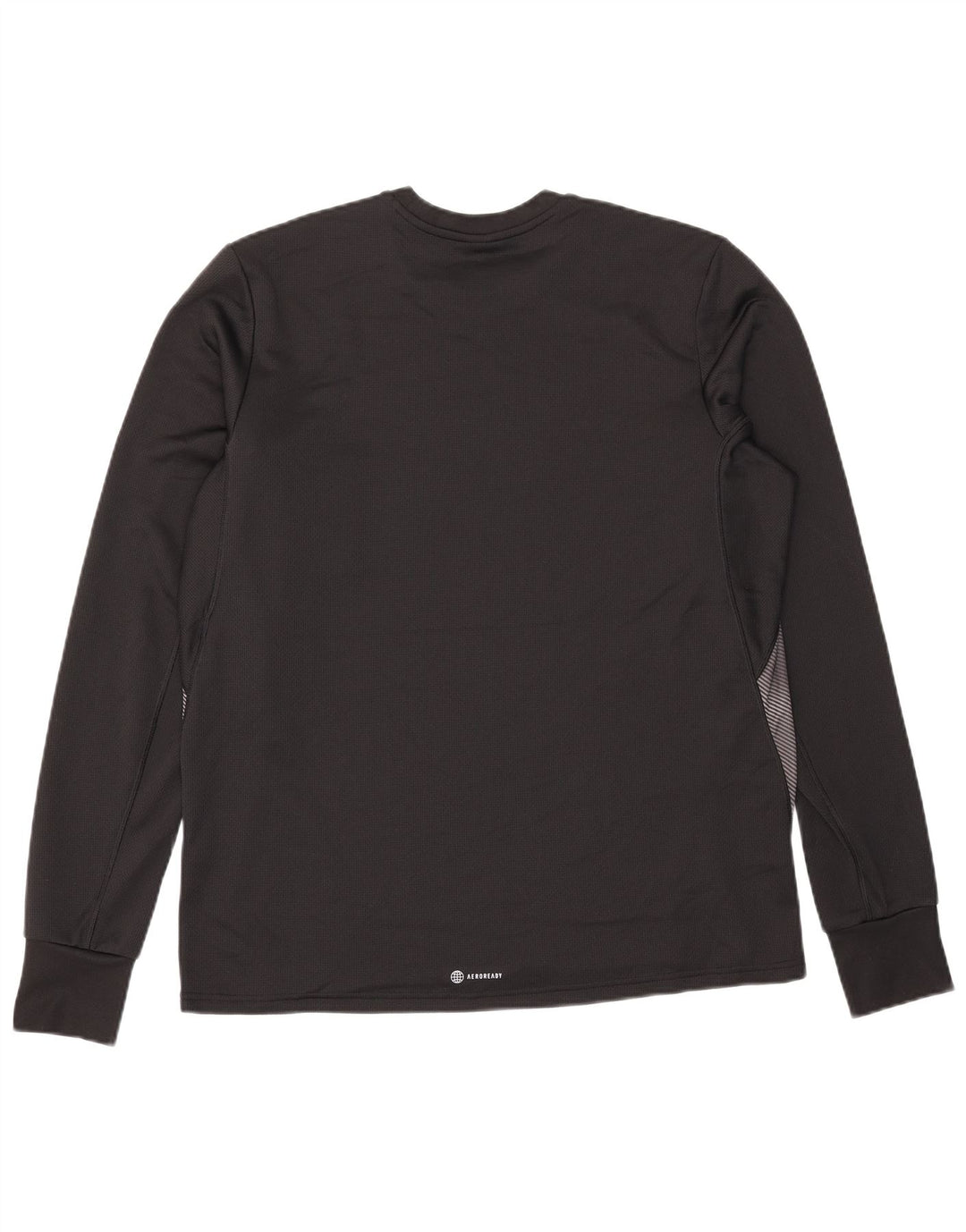Adidas Mens Aeroready Top Manga Longa Grande Poliéster Colourblock Preto