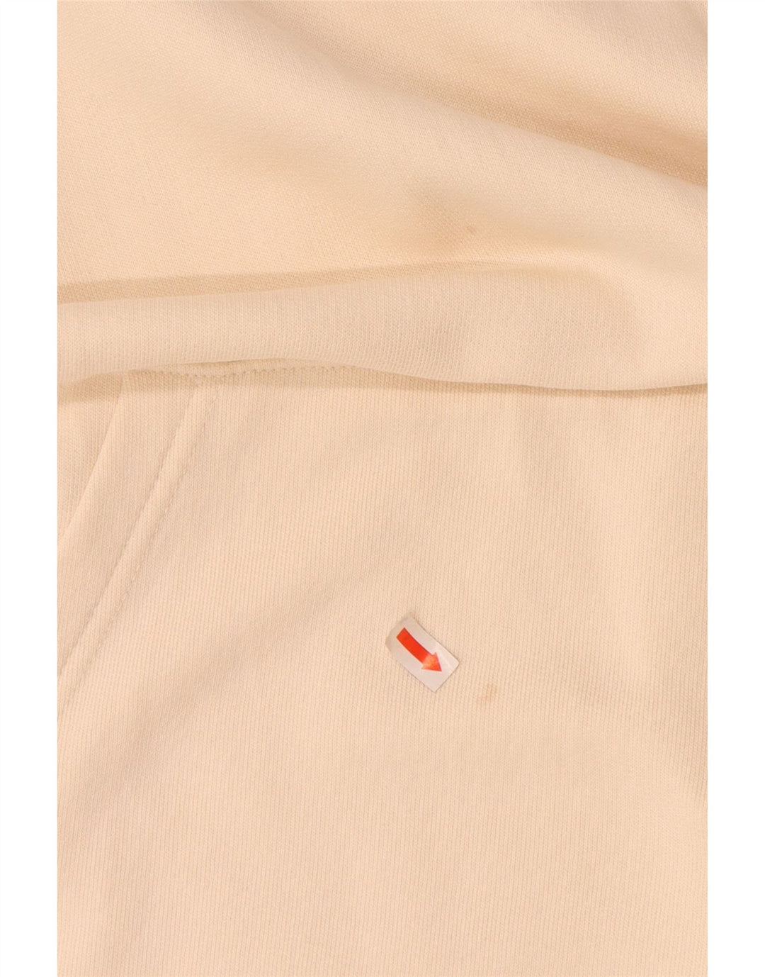 Suéter com capuz gráfico masculino LEE grande algodão bege