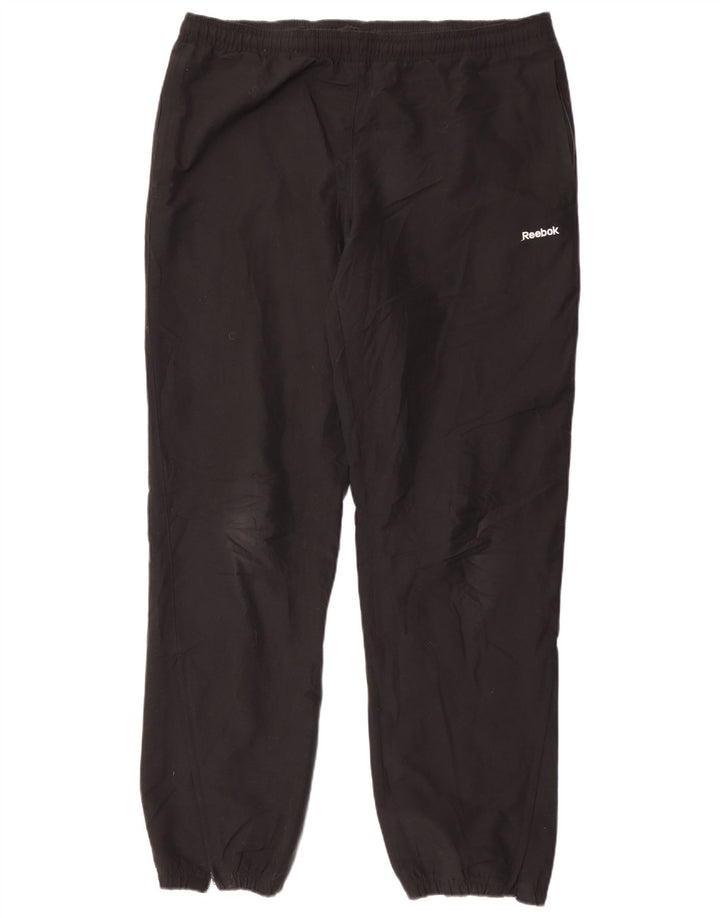 Calças de Agasalho Masculinas Reebok Joggers Médio Preto Poliéster