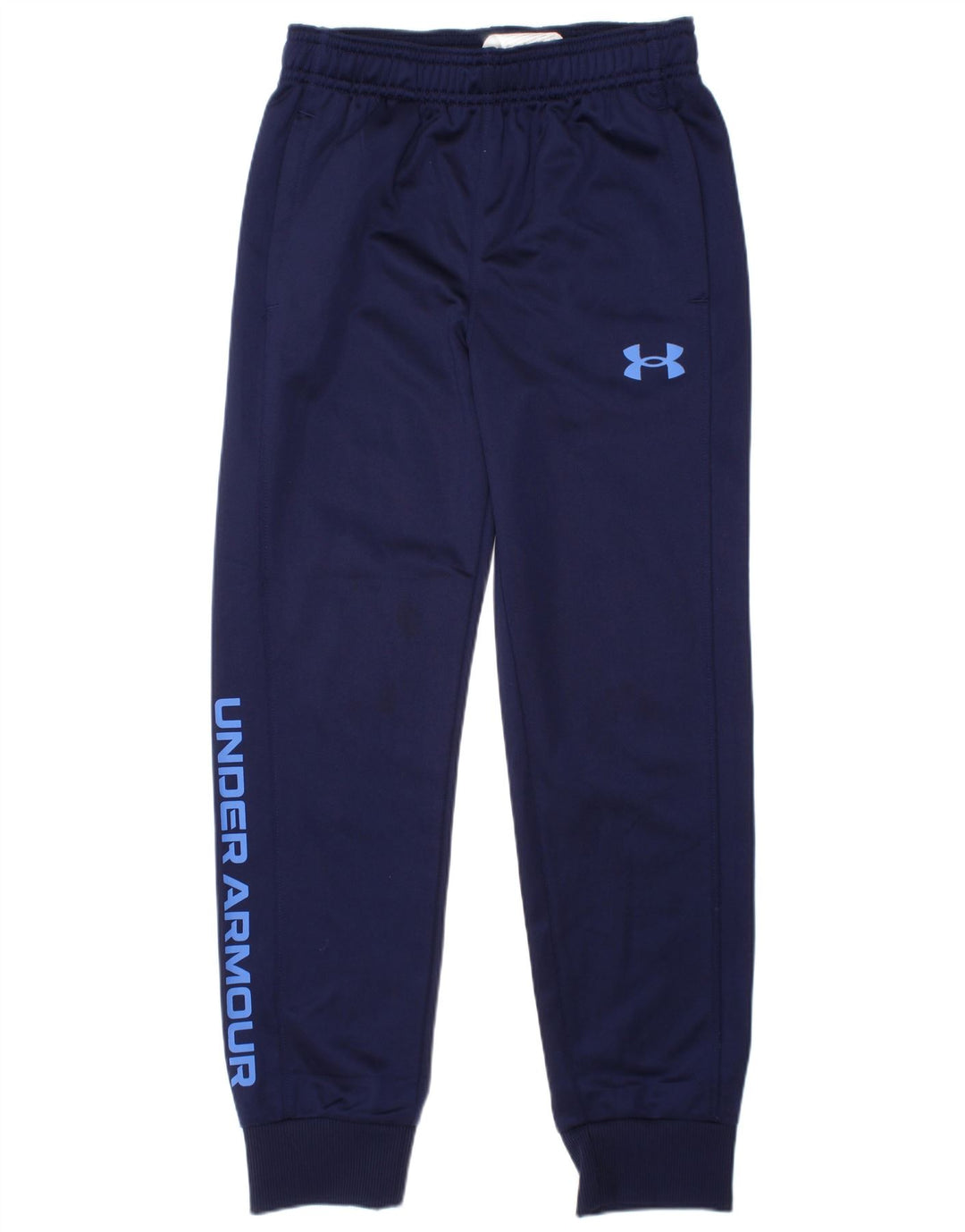 UNDER ARMOUR Meninos Calças de treino gráfico Joggers 6-7 anos Azul marinho