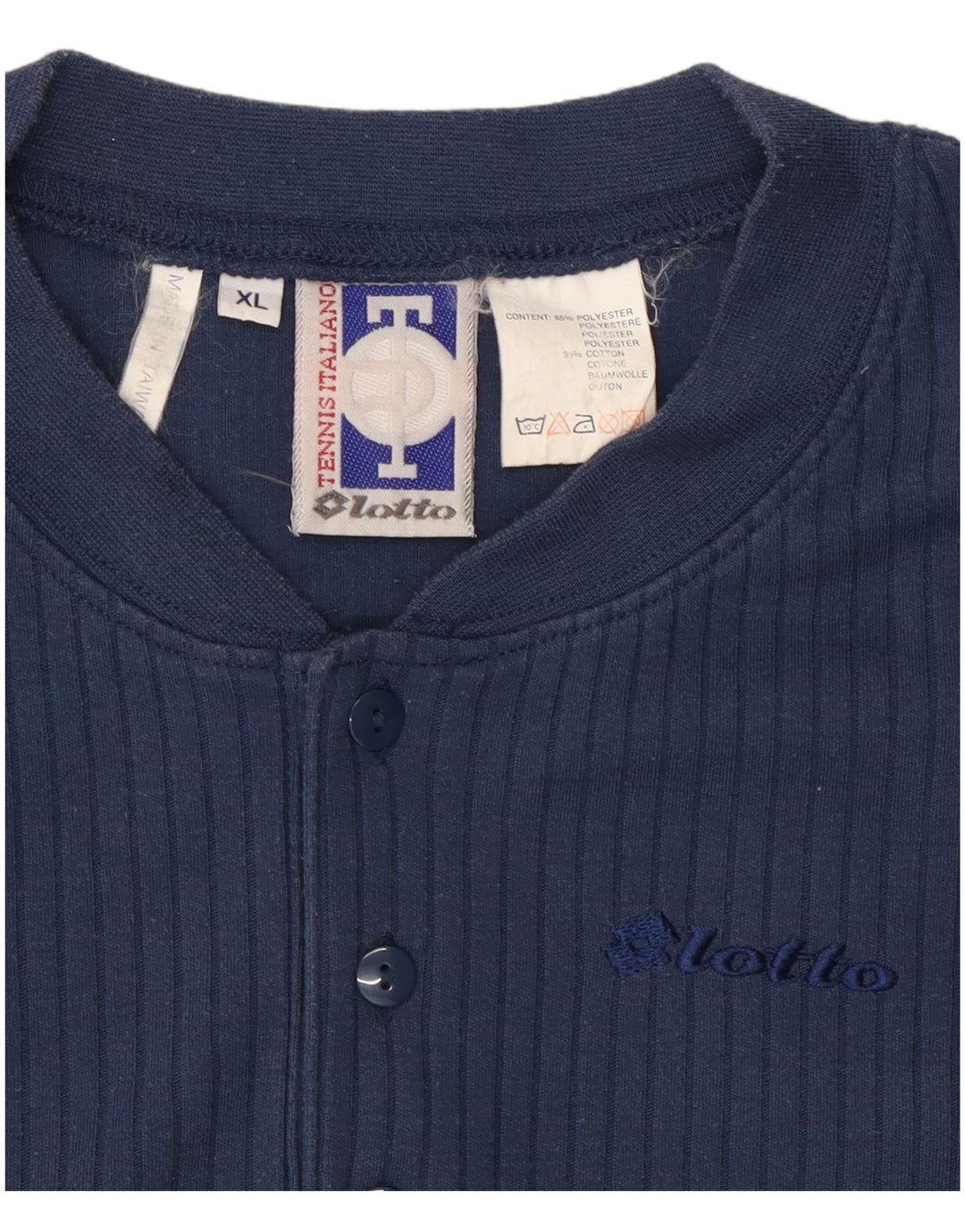 Colete feminino Lotto UK 18 XL azul marinho poliéster
