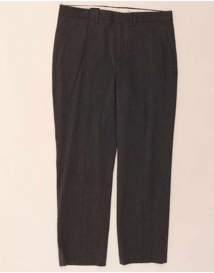 J. CREW Mens Slim Chino Trousers W33 L30 Grey Cotton Vintage J. Crew and Second-Hand J. Crew from Messina Hembry 