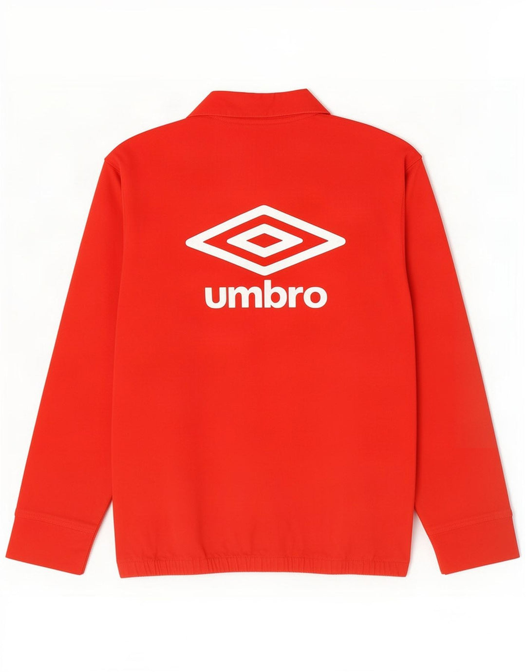 Umbro Mens Graphic Pullover Treino Top Jaqueta Grande Algodão Vermelho