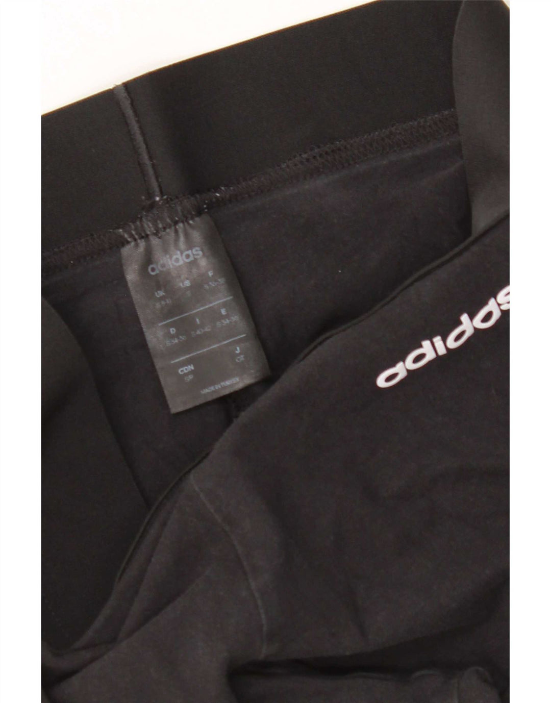 Leggings Adidas Femininas UK 8/10 Pequenas Pretas