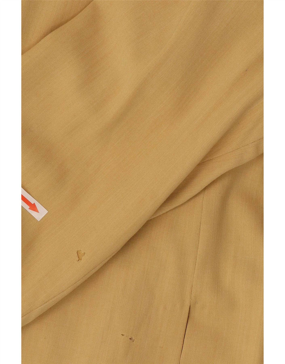 Jaqueta blazer feminina Max Mara Longline 1 botão Reino Unido 16 grande amarelo