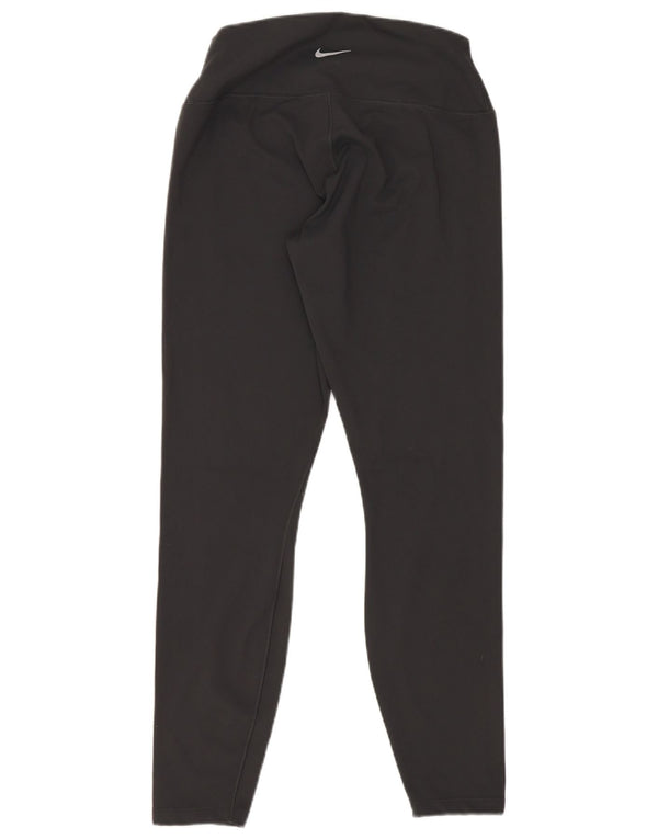 Leggings Nike Dri Fit Crop Femininas UK 12 Médio Preto Poliéster