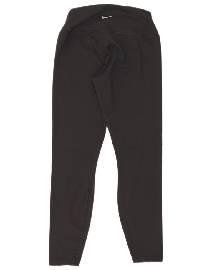 Leggings Nike Dri Fit Crop Femininas UK 12 Médio Preto Poliéster