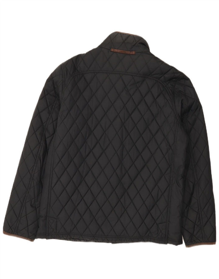 Jaqueta acolchoada masculina Musto UK 40 grande poliamida preta