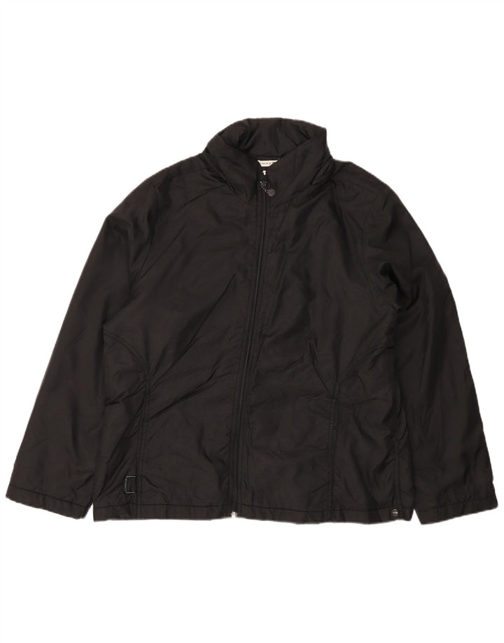 Jaqueta corta-vento feminina Tommy Hilfiger Reino Unido 18 XL preto nylon