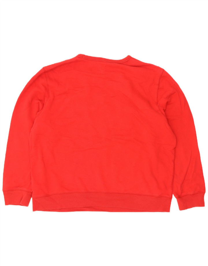 Moletom gráfico masculino Gap Jumper 2XL algodão vermelho