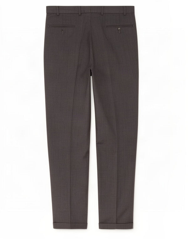 Calça masculina Marks & Spencer com pegged suit W36 L33 lã cinza